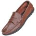 2025 Summer New Casual Versatile Slip-On Soft Sole Loafers First Layer Cowhide Men's Shoes_voghion.com