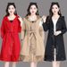 Damen-Trenchcoat für Mutter mittleren Alters, neuer ausländischer Stil, Übergröße, Damen-Frühling und Herbst, dünne Kapuzenjacke_voghion.com