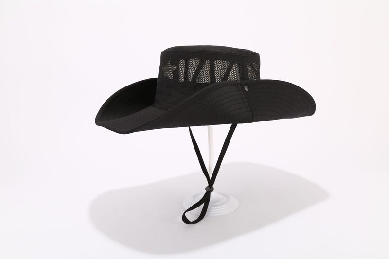 Hot Sale Summer Men Fisherman Cap Outdoor Sunshade Sun Fishing Hat Male Big Wide Brim Breathable Thin Sunscreen Mountaineering_voghion.com
