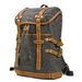 Suitable For All Seasons Outdoor Hiking Backpack For Men And Women, Large Capacity Wax Canvas Waterproof Double Shoulder Backpack, Trekking_voghion.com