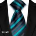 Men's Polyester Material Formal Business Striped Red Hand-Tied Tie Wholesale_voghion.com