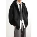 Men's Textured Cardigan Jacket - Oversized Casual Sweater (Versatile Layering Essential)_voghion.com