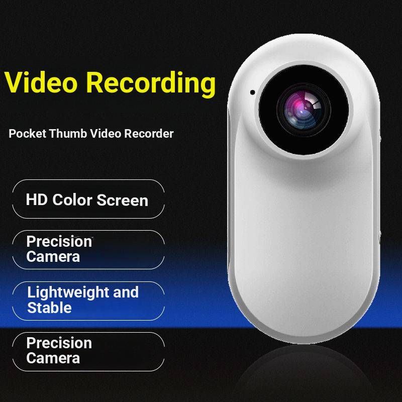 Action camera delle dimensioni di un pollice – Mini bodycam HD 1080P per motociclisti, sportivi e forze dell'ordine (impermeabile/visione notturna)_voghion.com