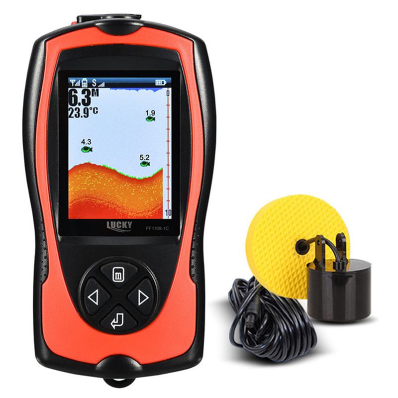 Hot Selling Wired Finder With High-definition English Color Screen, Visual Sonar, Wireless Finder, Fish Swarm Detector_voghion.com