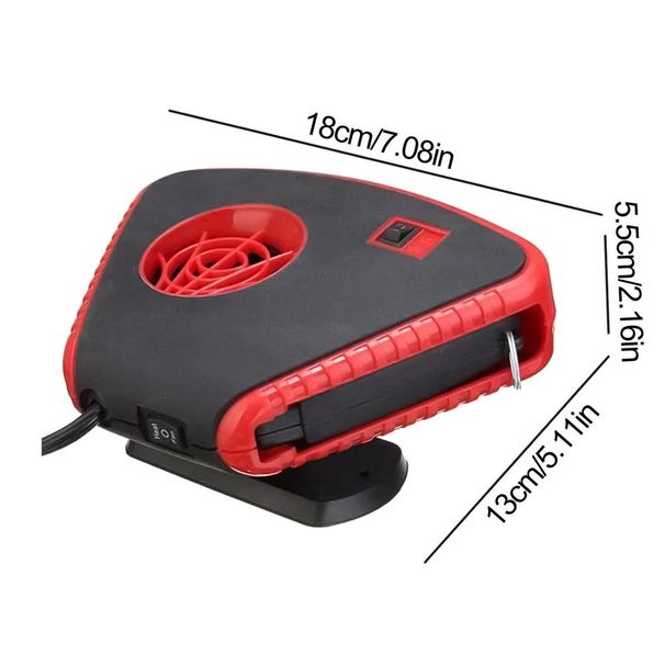 Sbrinatore per spazio auto Parabrezza portatile Riscaldatore per cervi Riscaldamento istantaneo Automobile_voghion.com