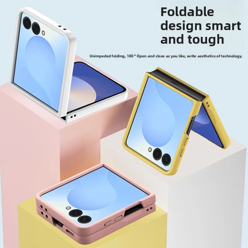 Stoßfeste Schutzhülle in Bonbonfarben für Samsung Z Flip 7 FE 6 5 4 3 Flip7 Flip6 Flip5 Flip4 Flip3 5G – Schutzhülle aus robustem PC_voghion.com
