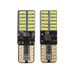 100 lampadine LED T10 W5W 194 CANBUS 4014/24 SMD 12 V per interni auto, luci di ingombro, lampadine per targa, plafoniere_voghion.com