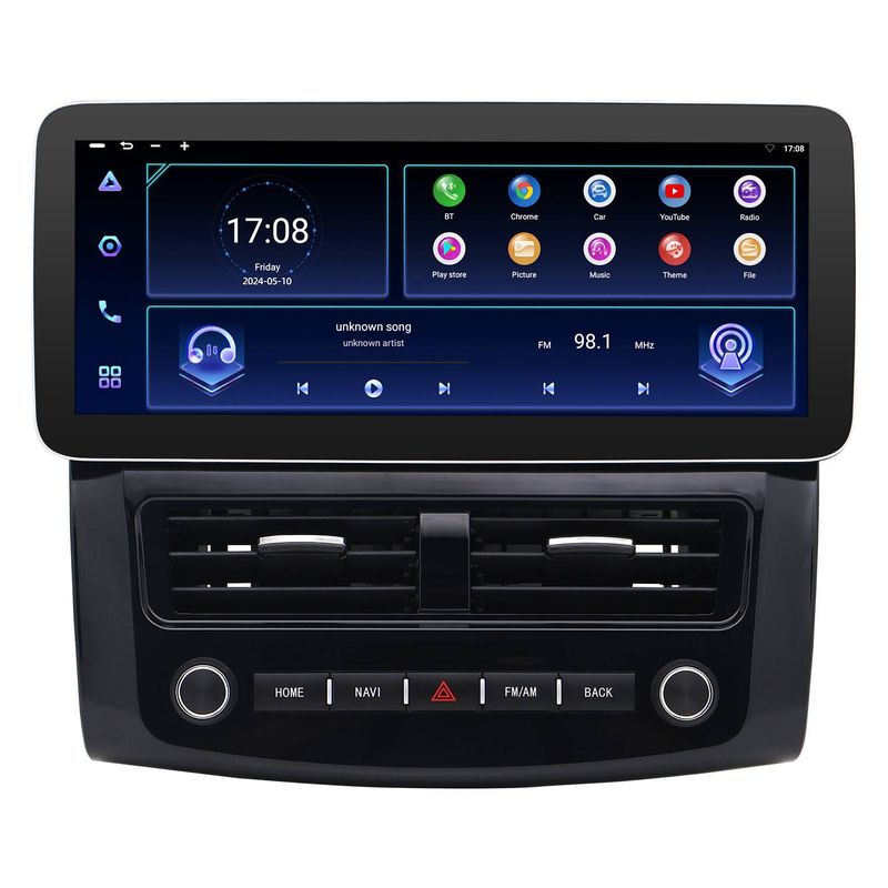 Odnosi se na automobil Nissan Sylphy 12-19 s Android navigacijom velikog zaslona, ​​Bluetooth GPS playerom, sve u jednom uređaju._voghion.com