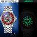 Men Mechanical Watch Automatic Luxury Rotating Plate Dial Wristwatch Man Casual Waterproof Luminous Clock_voghion.com