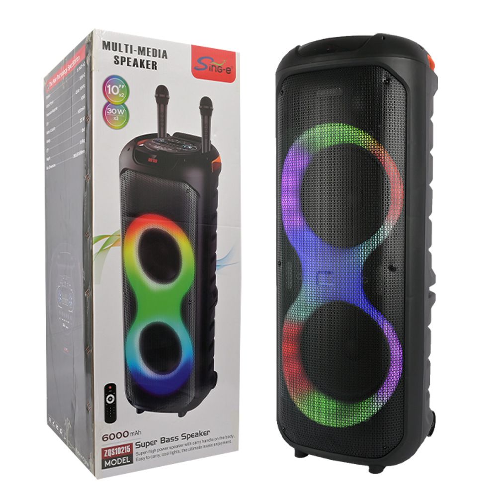 ZQS10215 topelt 10-tollised suure võimsusega Bluetooth-kõlarid koduseks õues kogunemiseks meeskonna moodustamiseks karaoke suur stereo_voghion.com