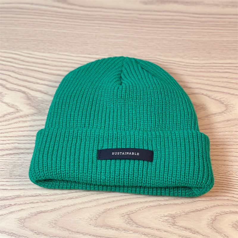Woolen Hat Women's Autumn and Winter Korean Edition Versatile Face Show Small Big Headband Loose and Thickened Knitted Cold Hat ins_voghion.com