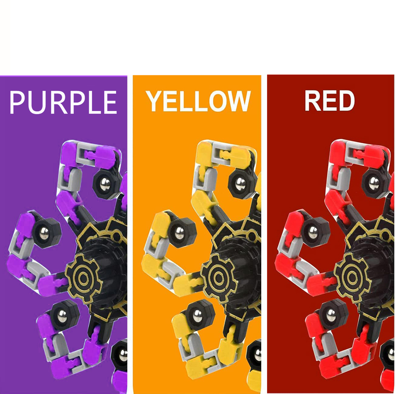 Giroscópio mecânico de ponta dos dedos, quebra-cabeça variável, descompressão, cadeia, deformação, robô, giroscópio, brinquedo_voghion.com