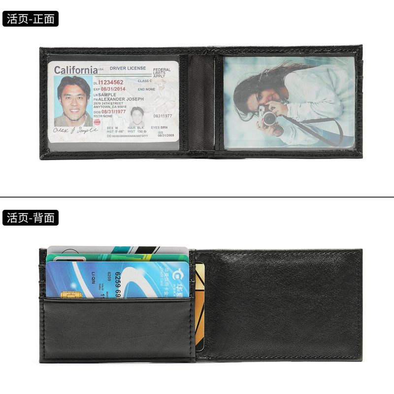 Neu Echtes Leder herren Brieftasche Lange männer Pflanzlich Gegerbtes Leder Geschenk Brieftasche_voghion.com