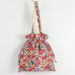 2025 New Printed Canvas Shoulder Fresh Style Cloth Student Commuter Large Capacity Small Floral Cotton Bag_voghion.com