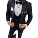 Men's Clothing Three piece Suit Groom Best Man Wedding Banquet Large Size_voghion.com