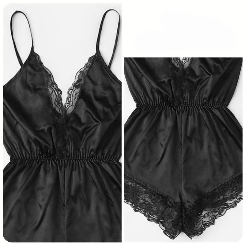 Intimo da donna, abbigliamento per la casa, pigiama in pizzo alla moda e confortevole_voghion.com