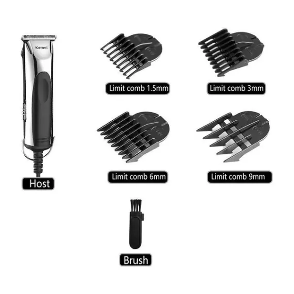 850 professionel trimmer, elektrisk klipper med stik, hårklipning med ledning til mænd og børn, hjemmeklipningssæt_voghion.com