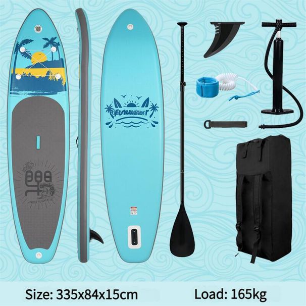 Q9D Aufblasbares SUP-Surfbrett - Verdicktes Paddle Board für das Surfen im Freien für Erwachsene_voghion.com