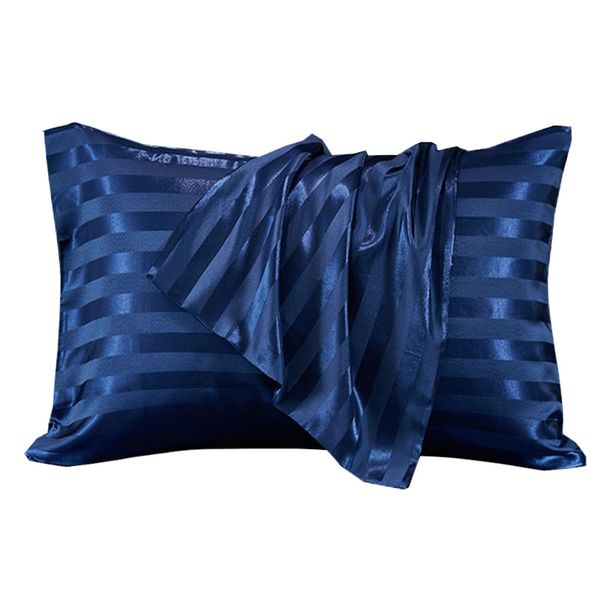 Szatén párnahuzatok, hasonló a selyem párnahuzathoz 1 részes, párnahuzat alvó nőknek, borítékzárással, ajándék nőknek, férfiak_voghion.com