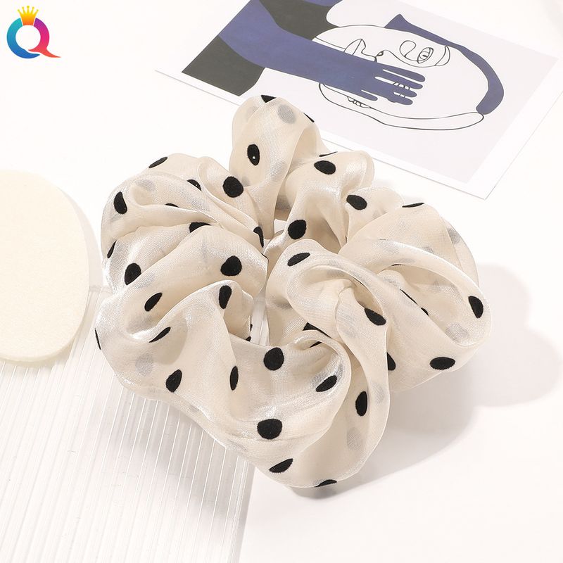 Vintage-Haargummi mit Blumenmuster aus Samt – Elegantes Haargummi aus Satin und Samt für Damen (Luxus-Haarschmuck, weiche Haarbänder aus Stoff)_voghion.com