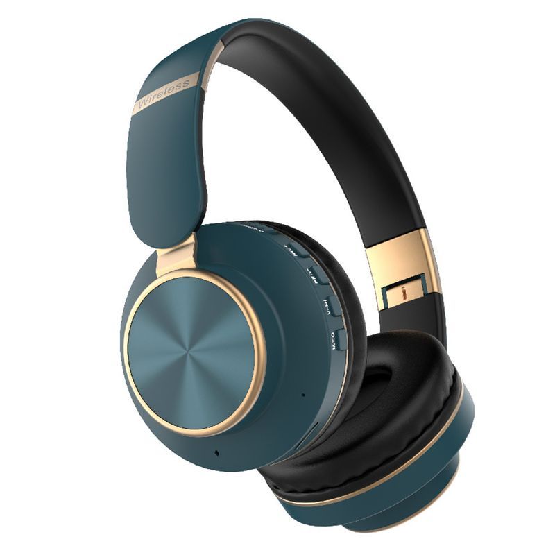 Casque Bluetooth 5.0 pliable, basses puissantes, sans fil, stéréo, pour téléphone portable_voghion.com