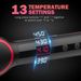Hair Straightener Brush, One-Step Straightening Brush With 50M Negative Ions, 13 Temp Settings & LED Display, Dual Voltage, Straightening Comb W_voghion.com