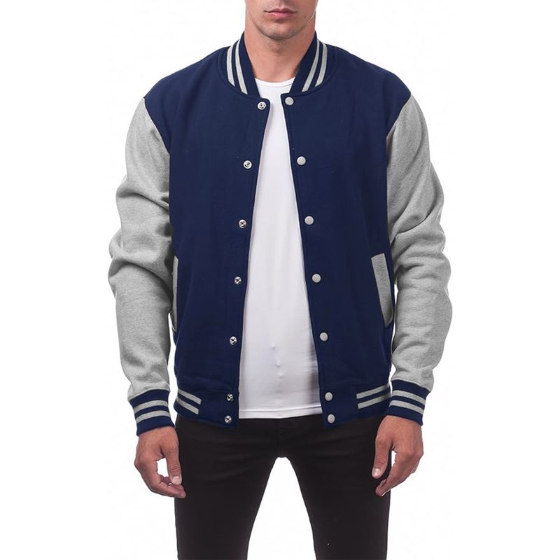 Hot selg varsity high quality jacket baseball for men casual coat with buttons_voghion.com