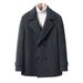 Premium Double-Faced Wool Overcoat For Men – Slim-Fit Long Peacoat With Double-Breasted Closure (S-5XL, Black/Taupe/Charcoal)_voghion.com