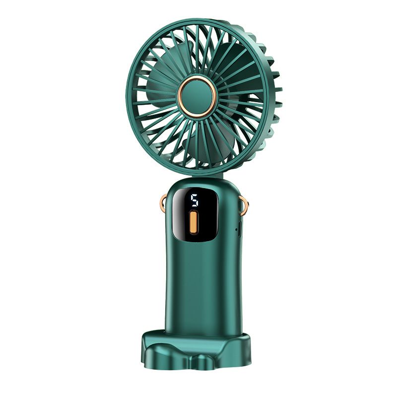 Portable Handheld Small Fan Silent Office Rechargeable Fan Portable Hand Held Neck Hanging Small Electric Fan With Long Battery Life_voghion.com