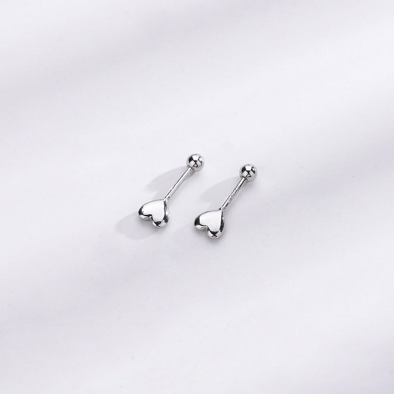 Stamp VENUS Sier Color Love Heart Earrings for Women Girl Gift Star Doub Quotation Marks Jewelry Dropship_voghion.com