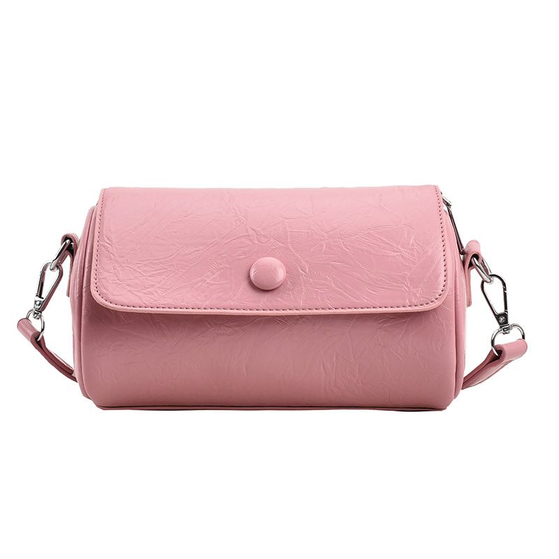 Net vermelho senhoras pequeno saco requintado cilindro saco 2023 nova moda nicho de alto nível simples contraste cor saco do mensageiro_voghion.com