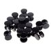 Orecchini Piercing Garofano, Nero, Acciaio Inossidabile, 6-14mm, 2 pezzi_voghion.com