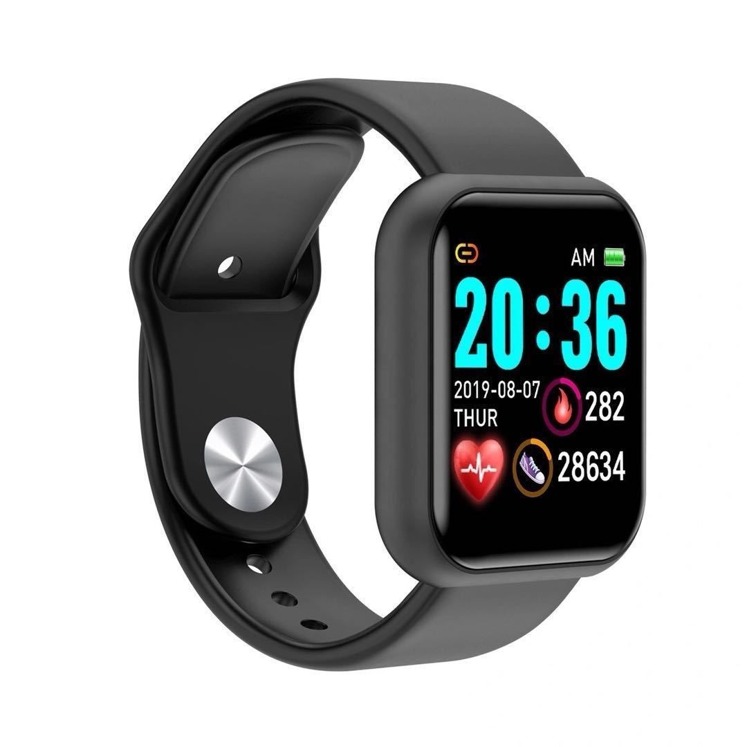 Y68 D20 SmartWatch Fitness Monitor della pressione sanguigna Frequenza cardiaca Contapassi Cardio Bracciale Uomo Donna Smart Watch per iOS_voghion.com