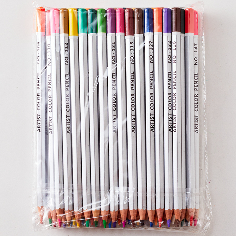 Vibrant Colored Pencils Set For Kids & Artists - 12/24/36/50/72 Colors, Wooden Case, Premium Break-Resistant Cores For Sketching, Drawing & Doodling​_voghion.com
