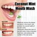 Oralhoe Coconut Mint Mouth Wash, Whitening Teeth Yellow Teeth Stains Tongue Coating Clean Fresh Breath Oral Care_voghion.com