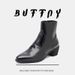 Business Leisure Work Commuter Men's Shoes High Heel Heightening Pointed Martin Boots Niche Design Martin Boots_voghion.com
