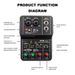 Portable Audio Interface Sound Card Console Mini USB Mixer 2 Channels Professional For Guitar Recording Studio Singing_voghion.com