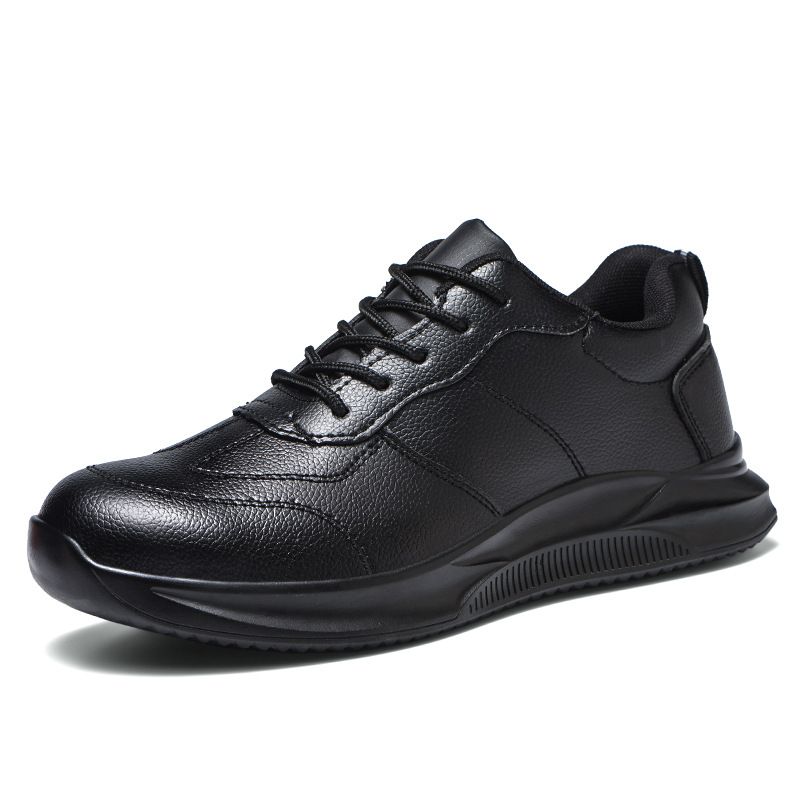 Zapatos de trabajo de seguridad para hombre, de invierno, transpirables, ligeros, con puntera de acero, antigolpes y antiperforación._voghion.com