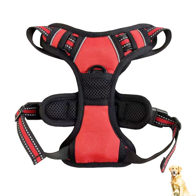Spring And Summer Breathable Dog Leash Chest Harness Vest Style Pet Supplies_voghion.com