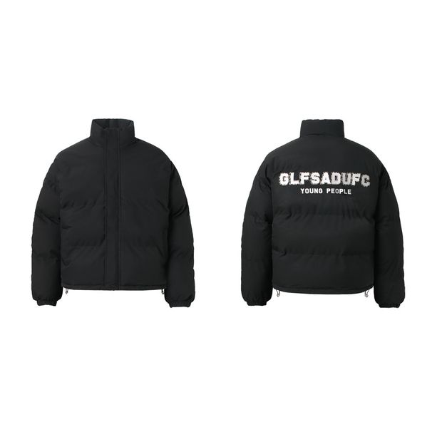 Men's Clothing Retro Simple Stand Collar Cotton Coat Men And Women Jacket Leopard Print Word Embossed Loose Street Coat_voghion.com