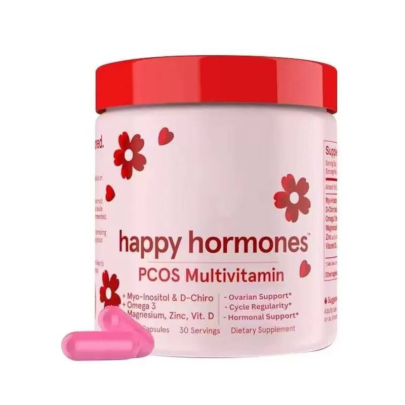 Happy Hormones PCOS Multivitamin Healthy Hormones Support Supplement Capsules_voghion.com