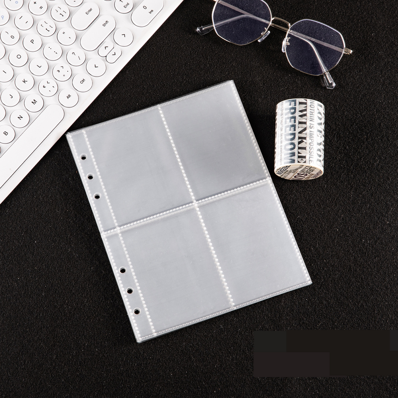 Filing Products Dedicated Transparent Digital Inner Page 1 100 Days Challenge This Inner Page 4 Square Grid Silk Screen Card Bag Album Inner Page_voghion.com
