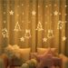 Christmas Star String Flashing Starry Sky Birthday Scene Decoration Atmosphere Lights Room Interior Arrangement_voghion.com