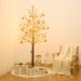 1.5M/1.8M Plug-in Illuminated Bronze Christmas Tree Set - Premium PVC Holiday Decor For Home, Hotel & Commercial Spaces_voghion.com