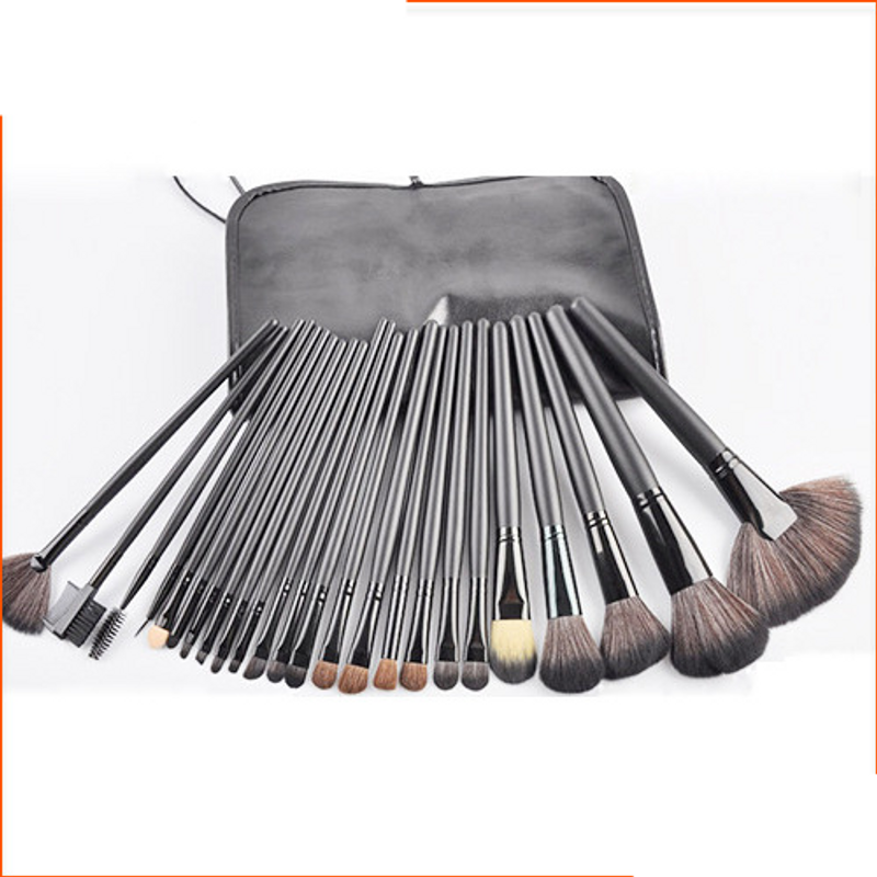 24-piece makeup brush set, makeup brush, eyelash brush, eye shadow brush, blush brush set, MINI model GUJHUI_voghion.com