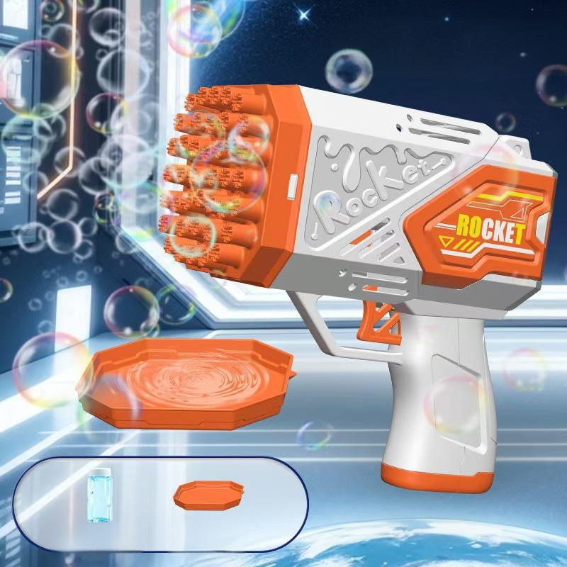 Bubble Machine Children's Toys Fully Automatic Bubble Blowing Stick Electric Hot Gatling Bubble Gun Stall_voghion.com