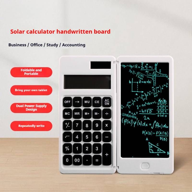 Öğrenci Güneş Hesap Makinesi El Yazısı Tablet Çalışma Ofisi Taşınabilir Bilimsel Fonksiyon Hesap Makinesi Bilgisayar Toptan Satış_voghion.com