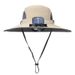 Men's Solar-Powered Cooling Bucket Hat - High-Speed Fan & Wide Brim For Hiking/Fishing, UPF50+ Sun Protection & Rechargeable Battery_voghion.com