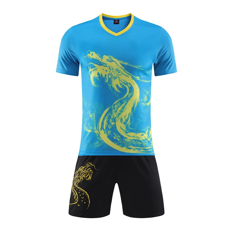 Men's Clothing short-sleeved dragon boat suits football clothes football suits suits men and women adult competition training team uniforms_voghion.com