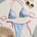 Zweiteiliger sexy Bikini im neuen Stil mit geflochtenem Push-Up-Badeanzug für den Urlaub mit kleiner Brust_voghion.com